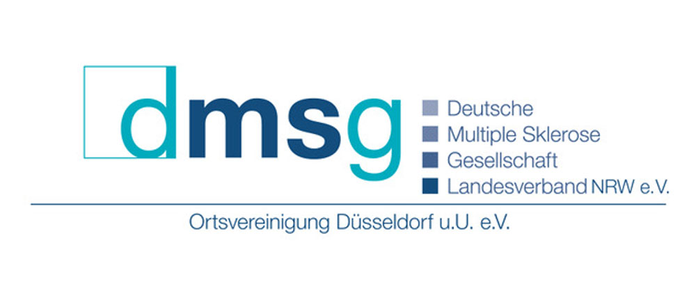 Das Bild zeigt das Logo des DMSG, die Deutsche Multiple Sklerose Gesellschaft Landesverband NRW e.V.